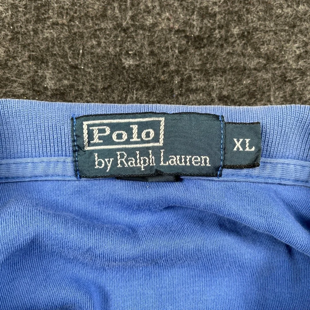 Polo Ralph Lauren Polo Shirt Mens XL Blue Fair Short Sleeve Jersey Pony Logo